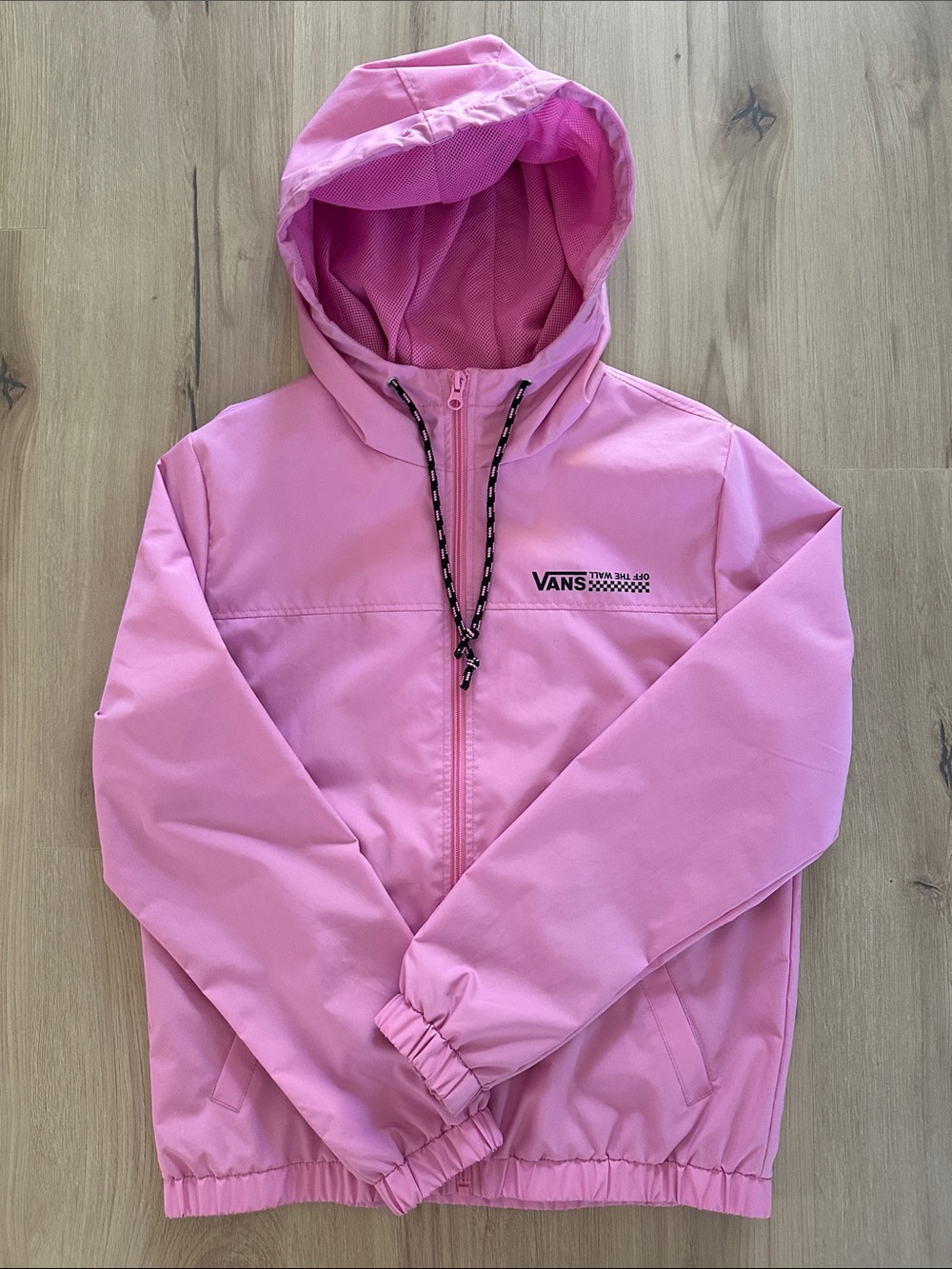 Vans Pink Hooded Rain Jacket for Kids